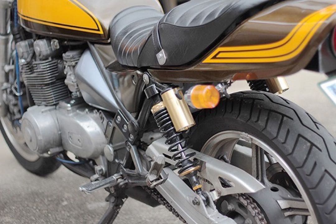 【604】 リア サスペンション 320mm 黒 タンク別体 調整可能 新品