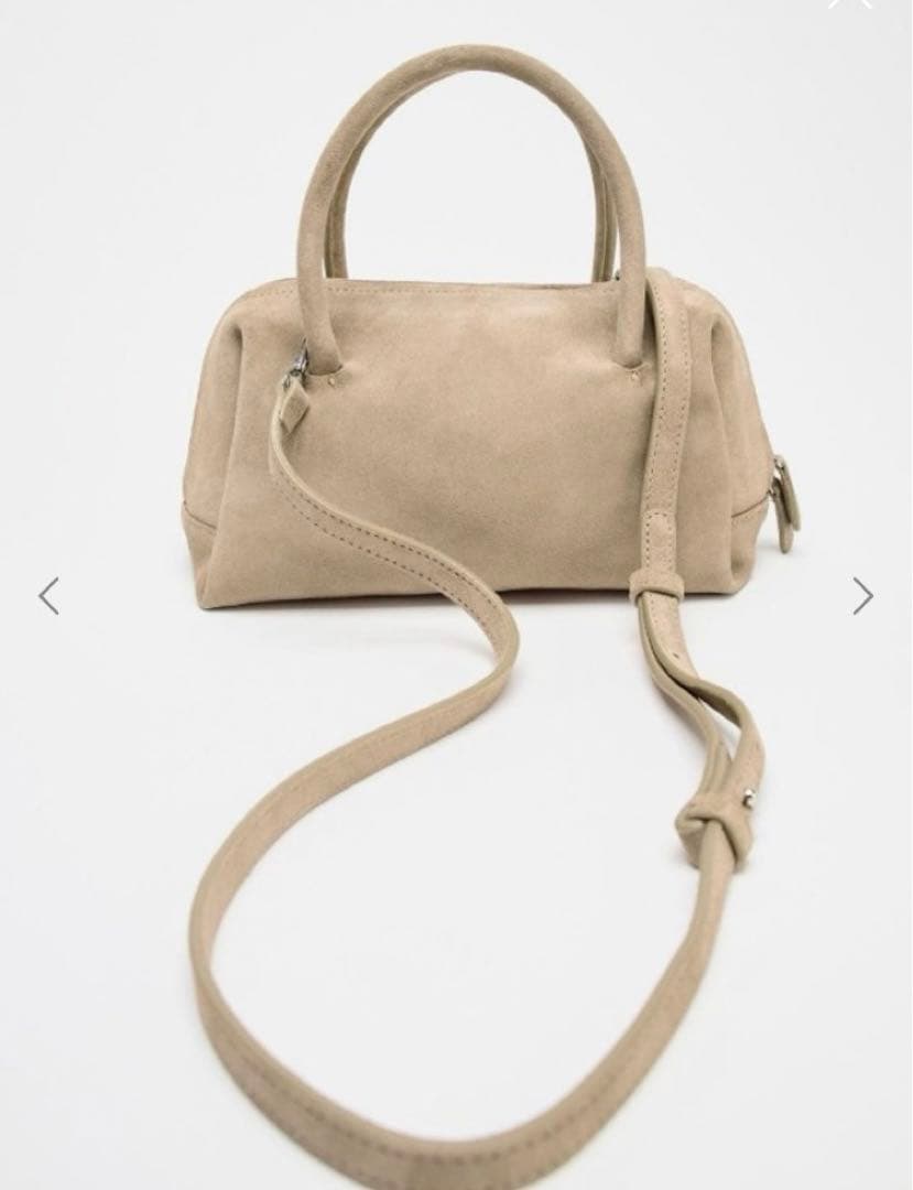 【美品】ZARA スエードバッグ