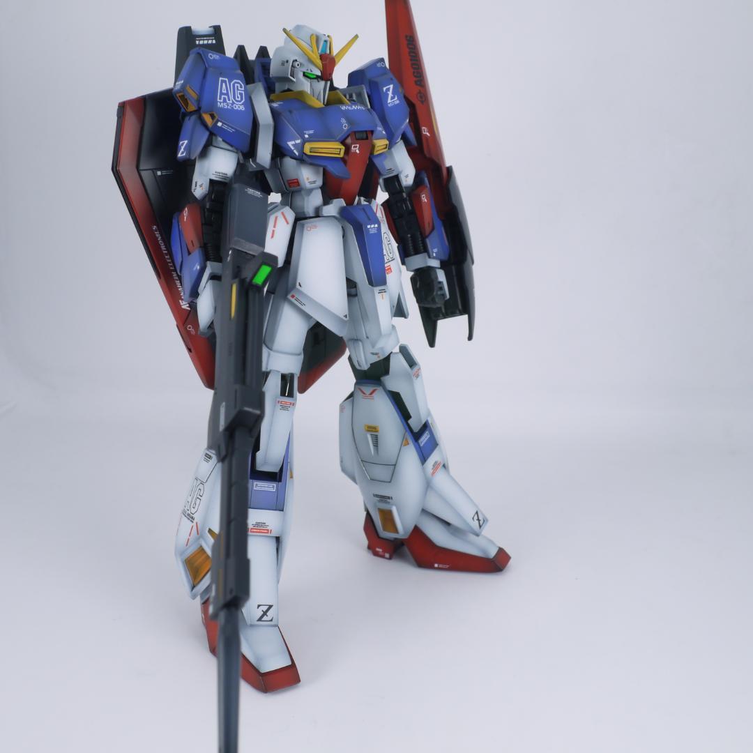 ガンプラ　HG Zガンダム　リバイブ　全塗装　完成品