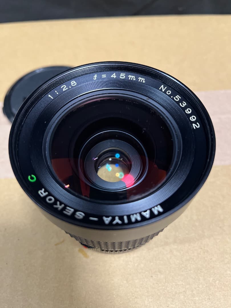 ■□ マミヤ MAMIYA SEKOR 1:2.8 f= 45mm 中判 レンズ