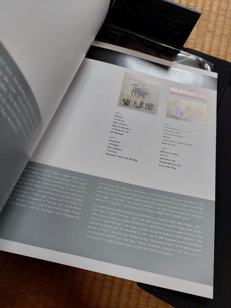 ビートルズCDケース写真集