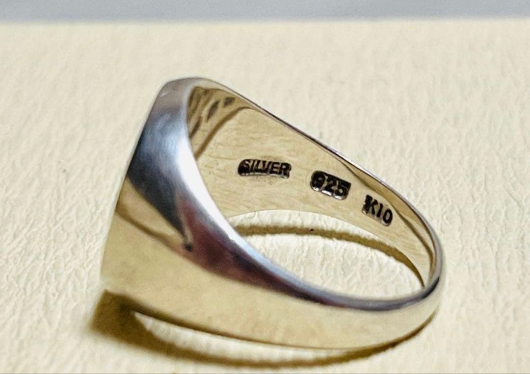 リング　エリザベス女王　1970年　10k　k10 925　11号