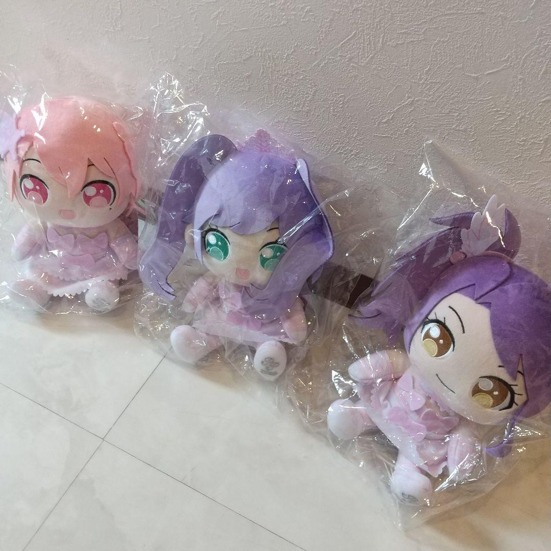 新品未開封　プリパラ10th　 真中らぁら　東堂シオン　レオナ　ぬいぐるみ