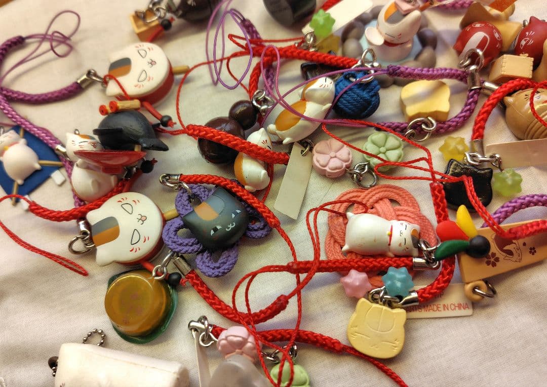 にゃんこ先生　ストラップ　巾着　まとめ売り　ガチャ