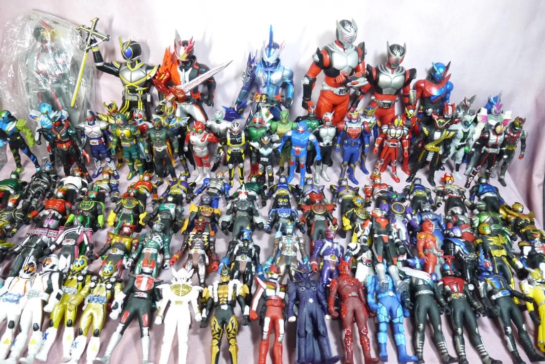 ライダーヒーローシリーズ　ビッグサイズソフビフィギュア　115体セット