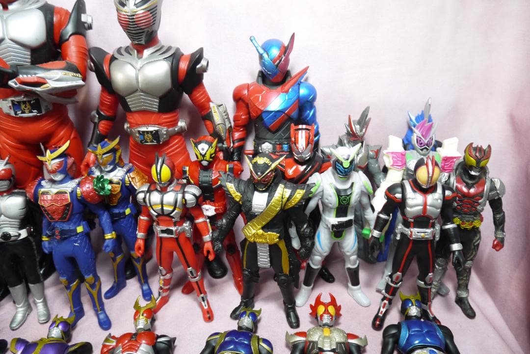 ライダーヒーローシリーズ　ビッグサイズソフビフィギュア　115体セット