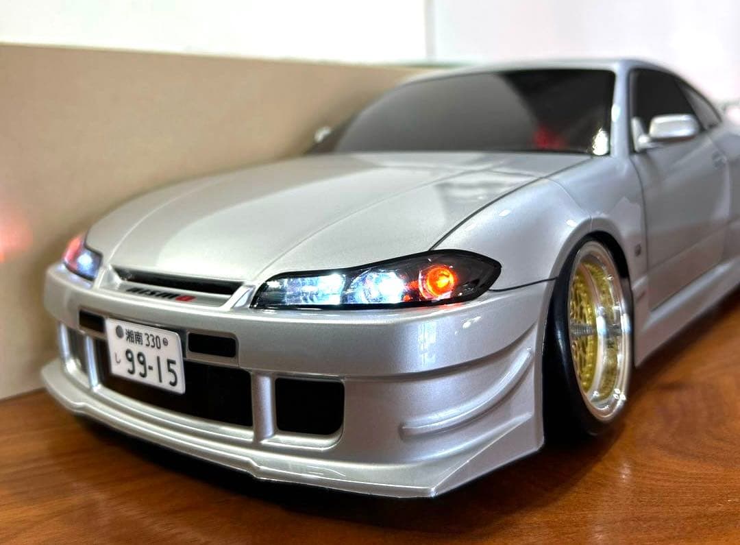 電飾付き タミヤ ニスモ COPPERMIX シルビア スペアボディ