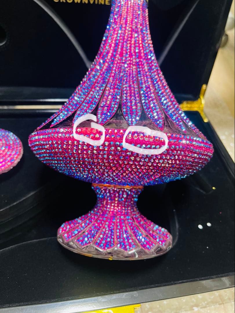 クラウンバイン K9 クリスタルデキャンタ トラディションスタイル パープル