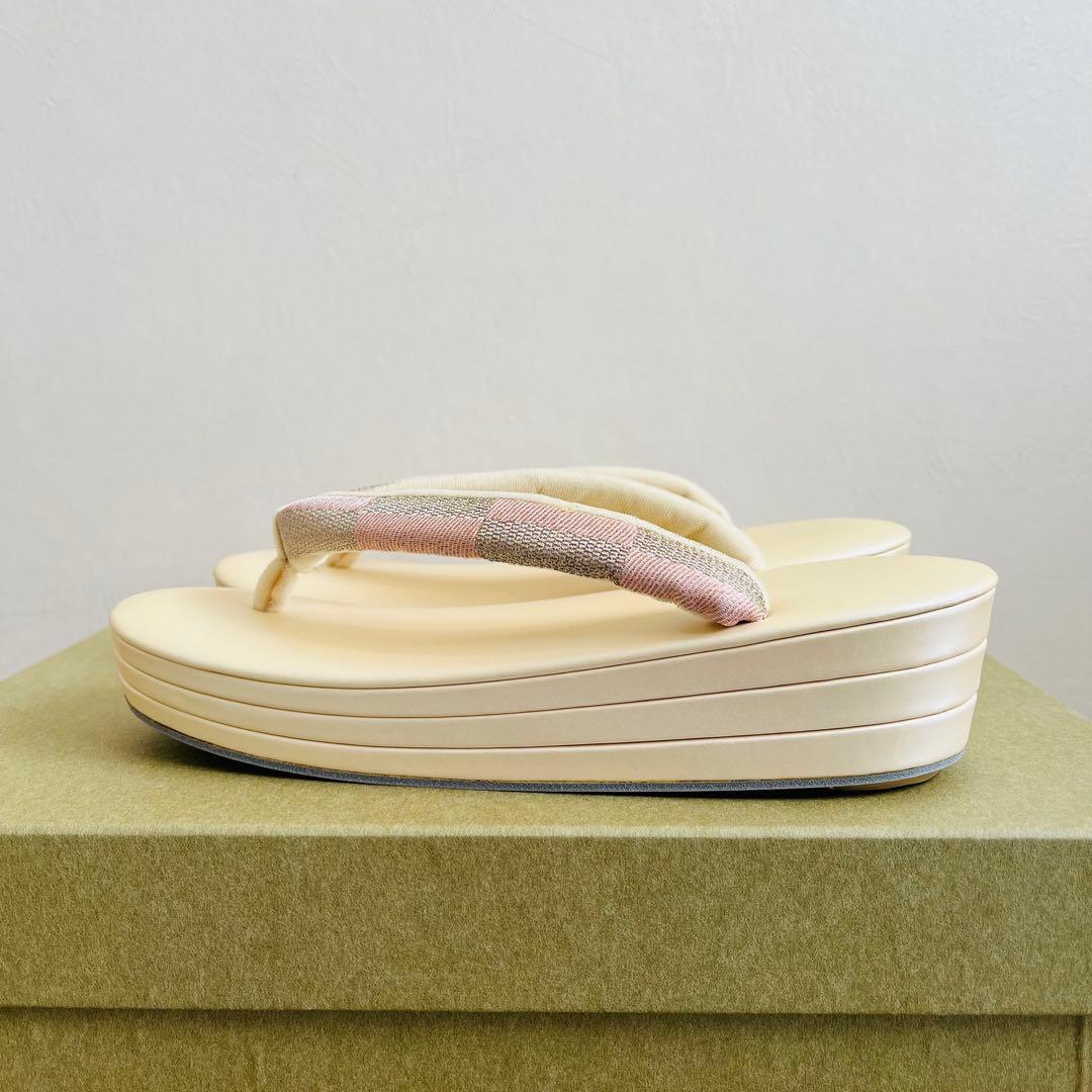 【新品未使用品】振袖用バッグ　草履　成人式　振袖　西陣織　正絹　Lサイズ相当