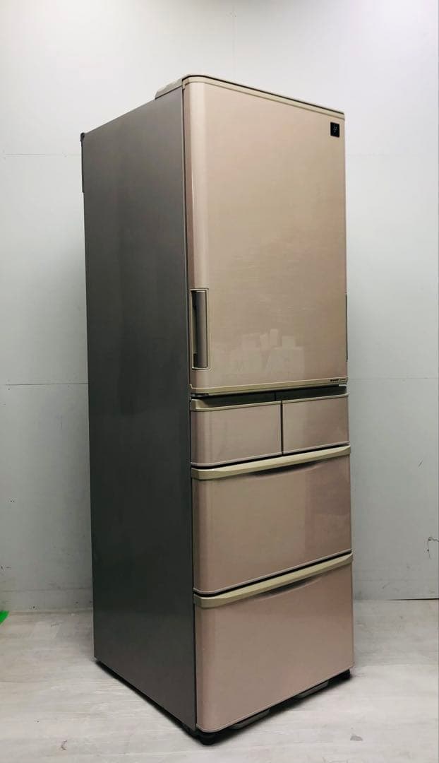 シャープ　冷蔵庫　5ドア　412L SJ-PW42W-N どっちでもドア