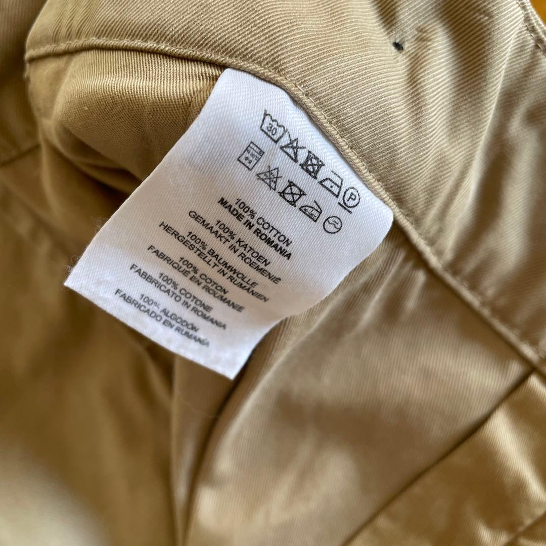 ワイドチノパンツ　ベージュ　36