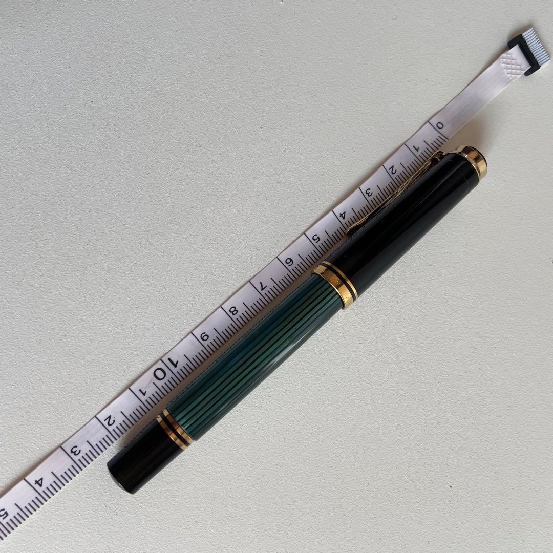ペリカン スーベレーン 万年筆 グリーンストライプ 緑 M400