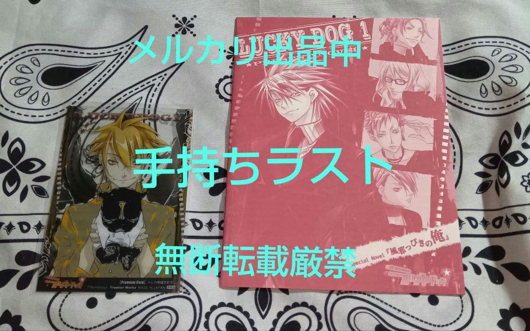 小冊子&トレカ　風邪っぴきの俺　非売品　特典　ラッキードッグ　応募者全員サービス