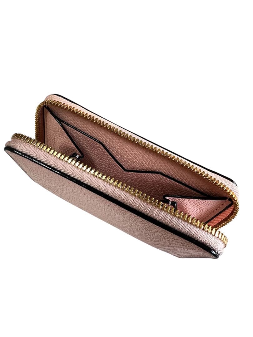 【極美品】Valextra ヴァレクストラ ラウンドジップ ミニウォレット