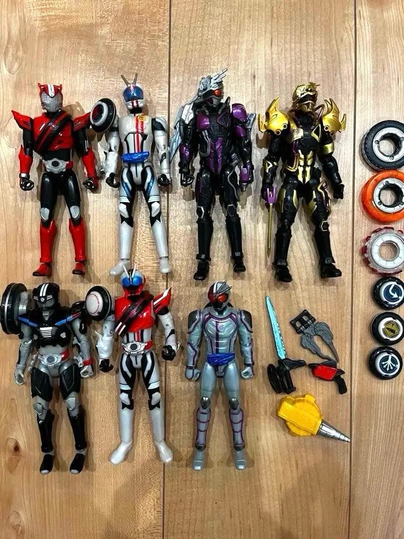 仮面ライダードライブフィギュア7体セットS.H.Figuarts超魔進チェイサー