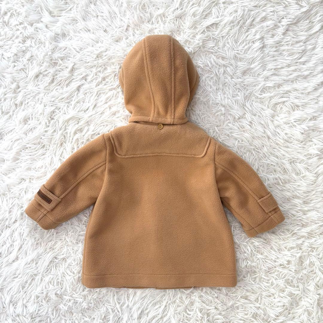 現行 ミキハウス ダッフルコート ブラウン サイズ80