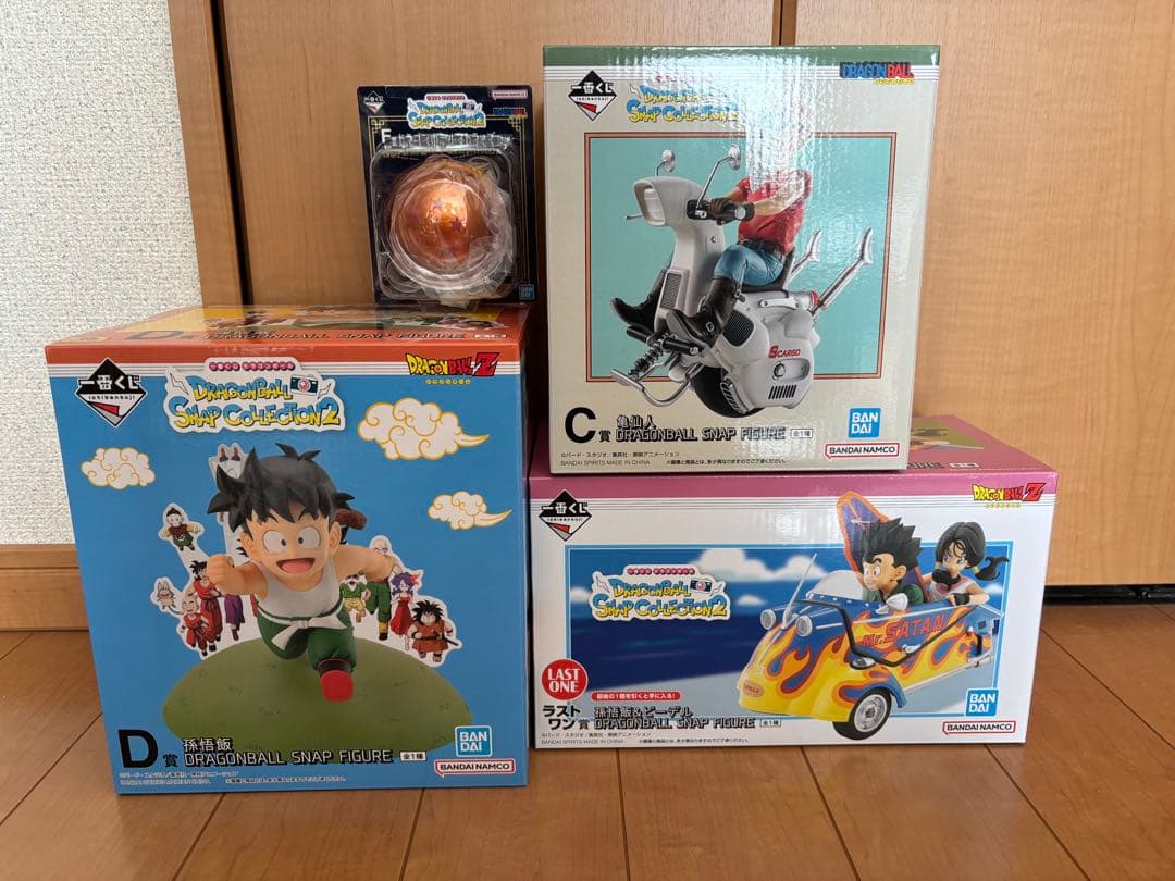 ドラゴンボール　一番くじ　SNAP 2 ラストワン賞　フィギュア　ビーデル　悟飯