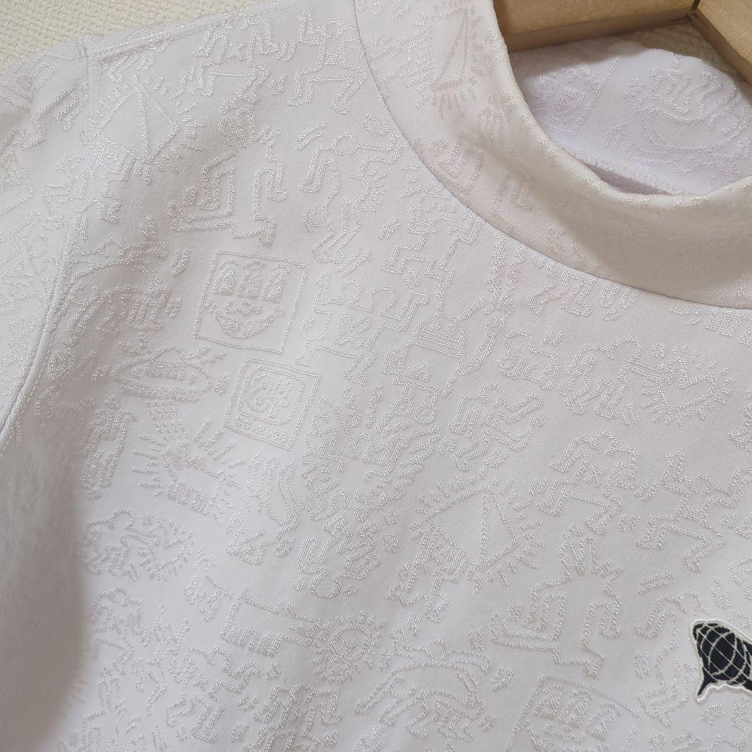 ★新品★BEAMS GOLF×Keith Haring　総柄　モックネック　L