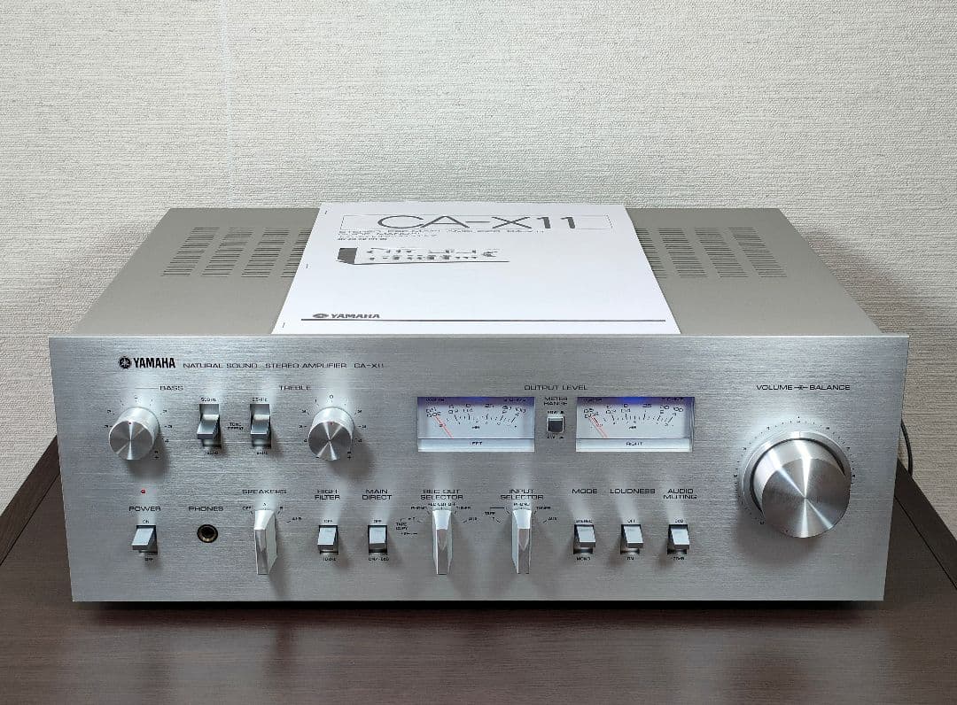 ヤマハ YAMAHA プリメインアンプ CA-X11 ②【外観動作良好】