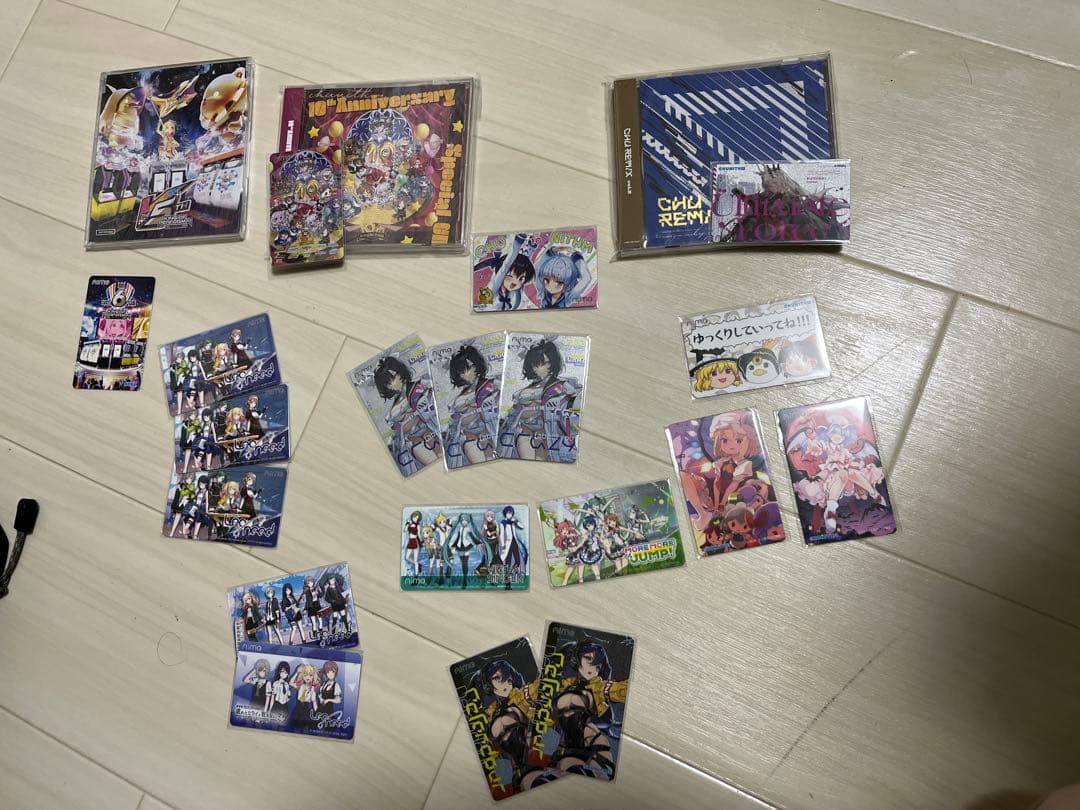 チュウニズム　グッズキャンペーン各種CD Aimeカード