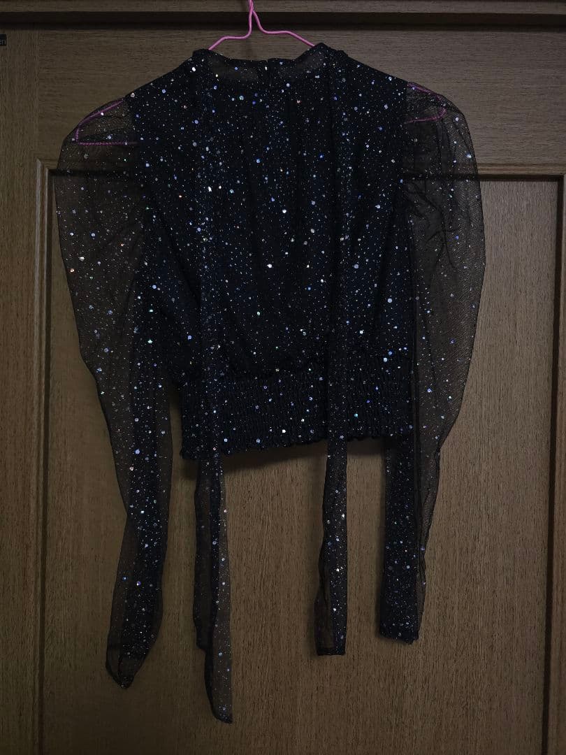 FURFUR ラメチュールドレス BLACK