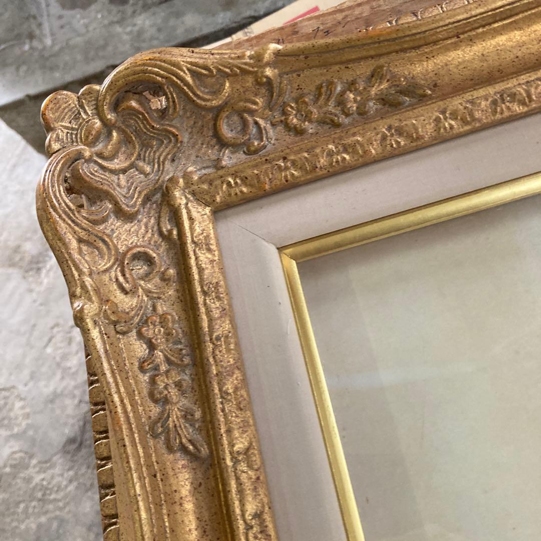w*i様 古い額縁 P20号 ゴールドフレーム 金色 装飾￼￼￼ ￼油彩額縁
