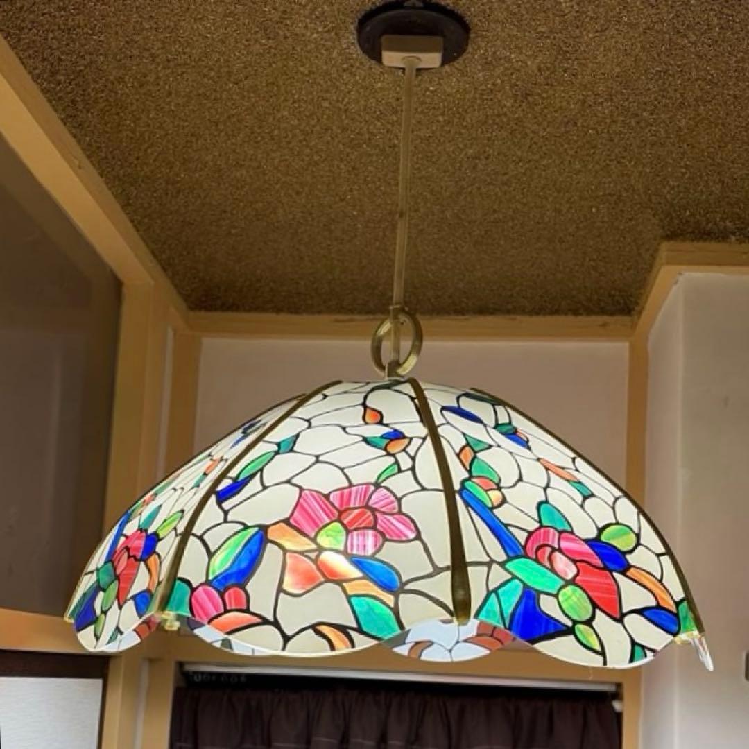 タキズミ 照明器具 TIV- 7318 ステンドグラス風 ペンダントライト