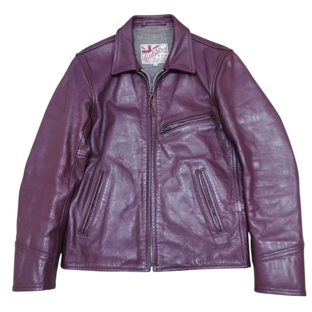 アディクトクローズ　ライダースジャケット　ホースハイド　34　男女兼用