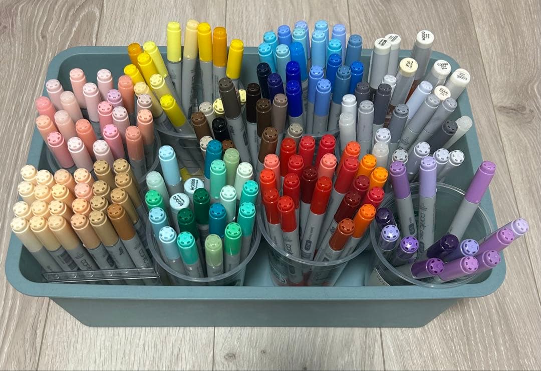 コピックチャオ・スケッチまとめ売り156本＋9本補充インク入り