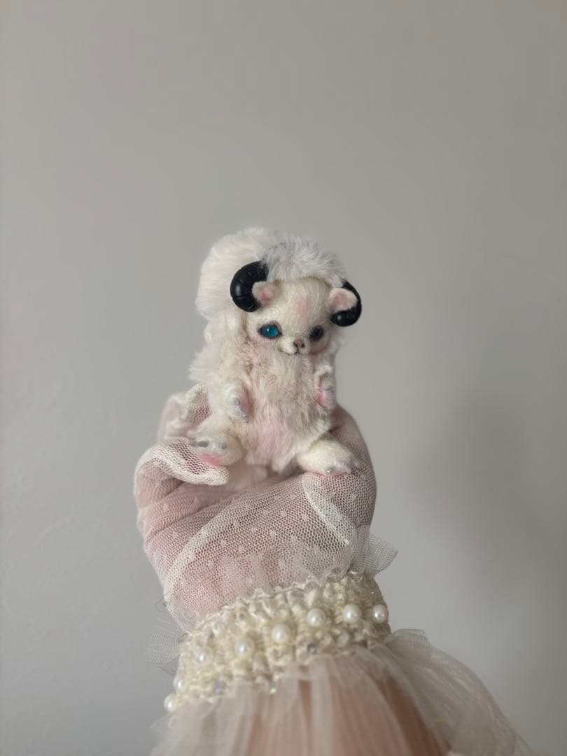 アートドール　マシュマロ幻獣47 羊毛フェルト