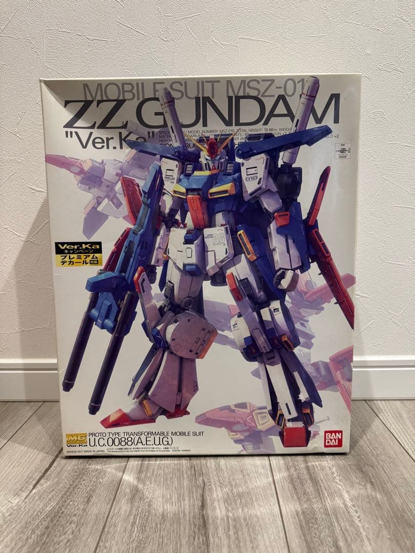 MG 1/100 ダブルゼータガンダム Ver.ka ガンダム　ZZガンダム