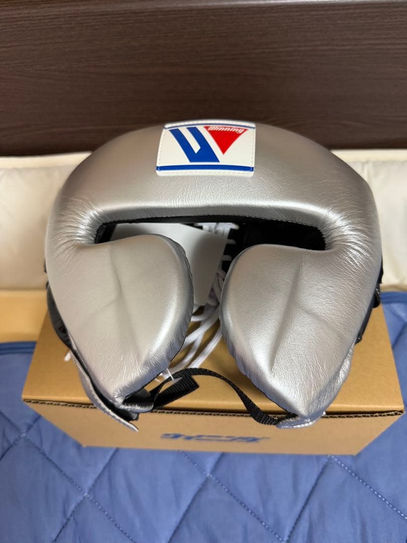 ウイニング winning ヘッドギア　Lサイズ　黒／銀