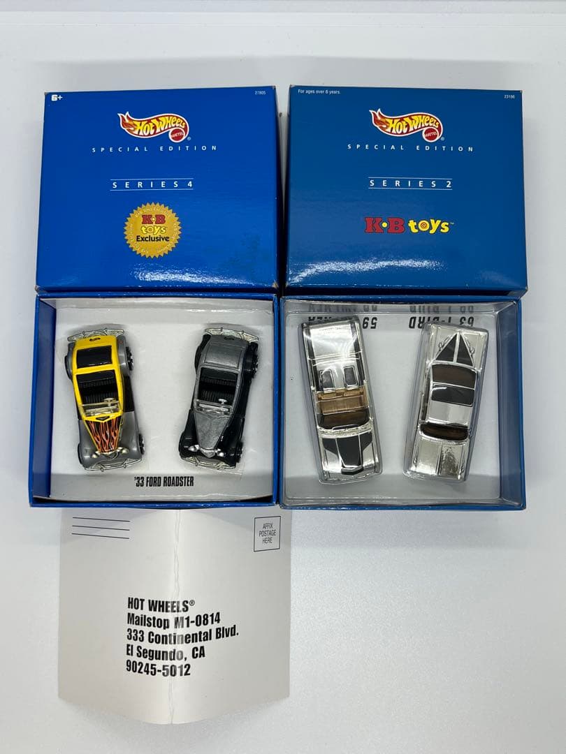 K·B toys限定 ホットウィール '33 FORD / '59 CHEVY
