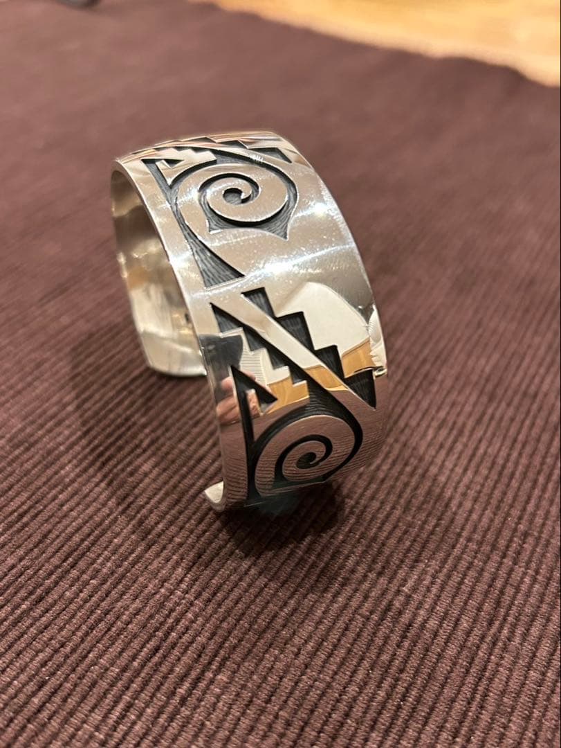 HOPI/ホピ族 作者不明 オーバーレイ バングル