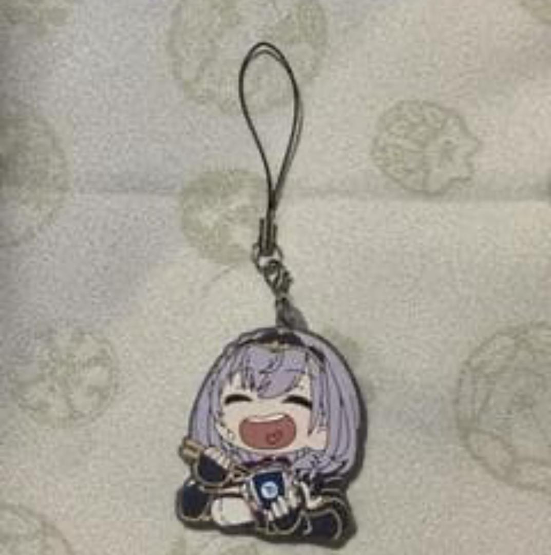 紫髪キャラクターキーホルダー