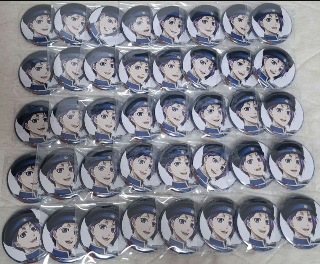 ブルーロック ブルロ ナポレオンジャケット 缶バッジ 御影玲王 アップ