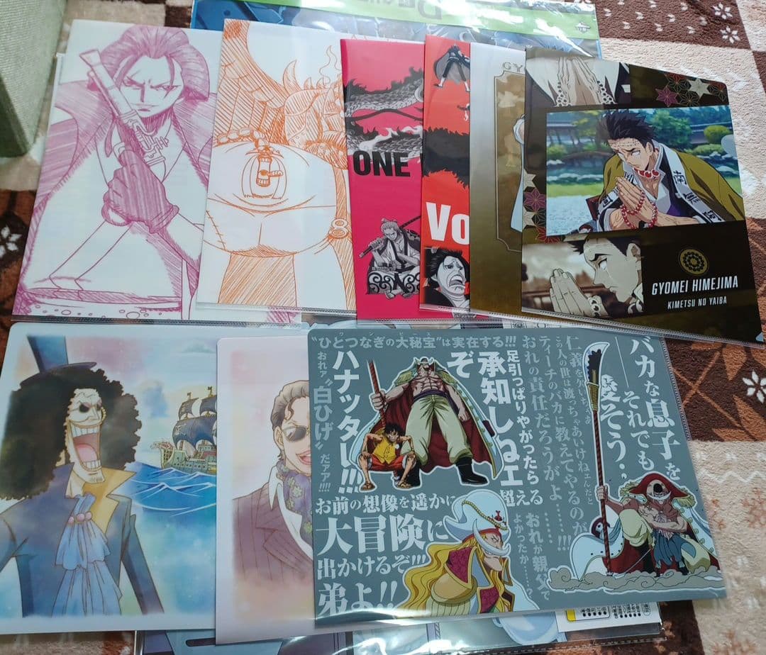 ONE PIECE・悲鳴嶼行冥・真田幸村クリアファイル