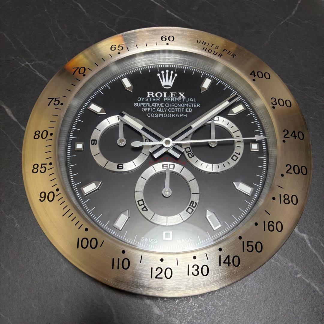 ロレックス　デイトナ　非売品　販促品 掛け時計 ディスプレイ用