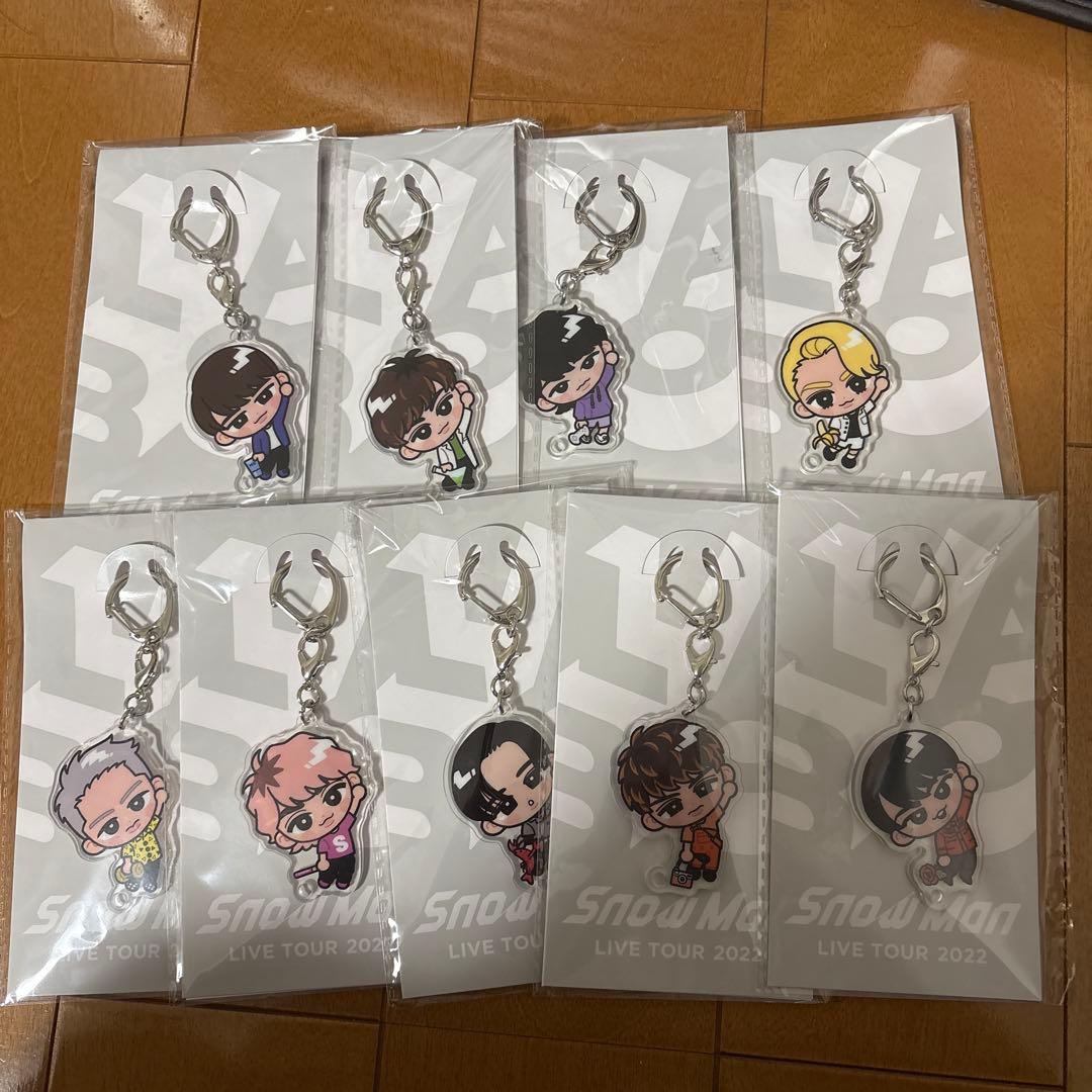 Man すのチル アクリルキーホルダーセット 9個セット　ぶら下がり