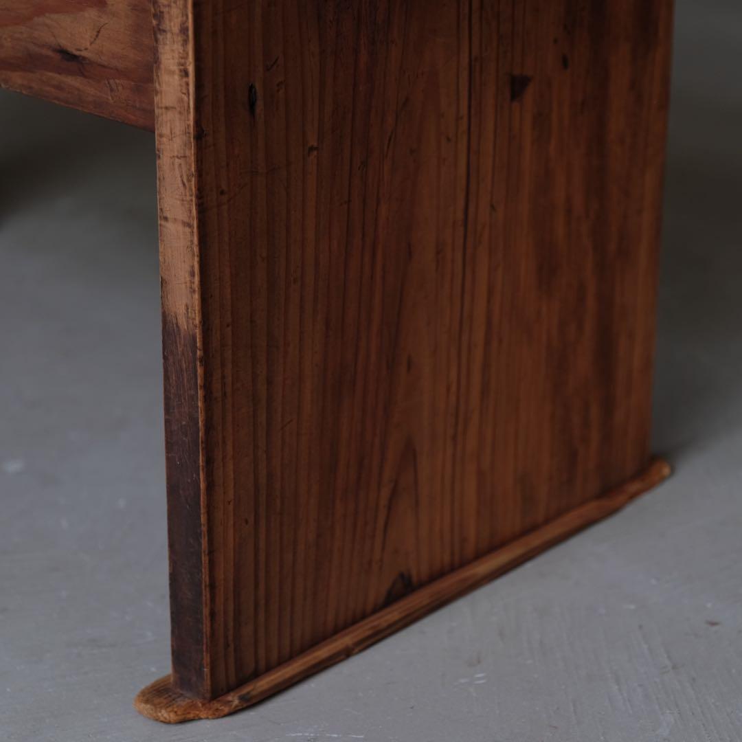 松材 ロースツール G　チェア 椅子 踏み台 ステップ 古家具 アンティーク