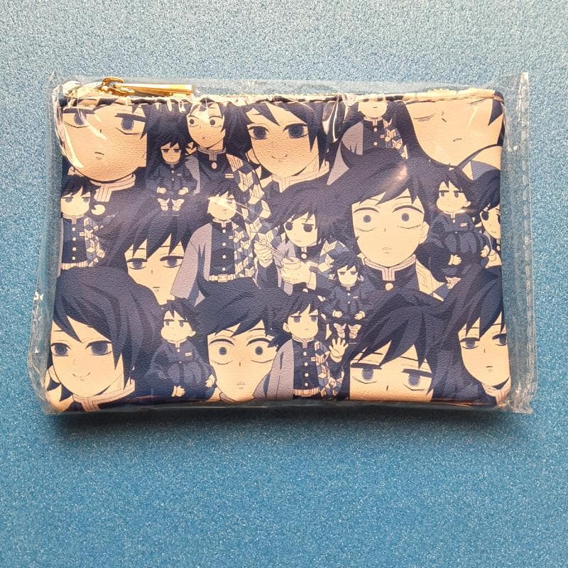 鬼滅の刃 柱カフェ 冨岡義勇 ゆる顔ポーチ