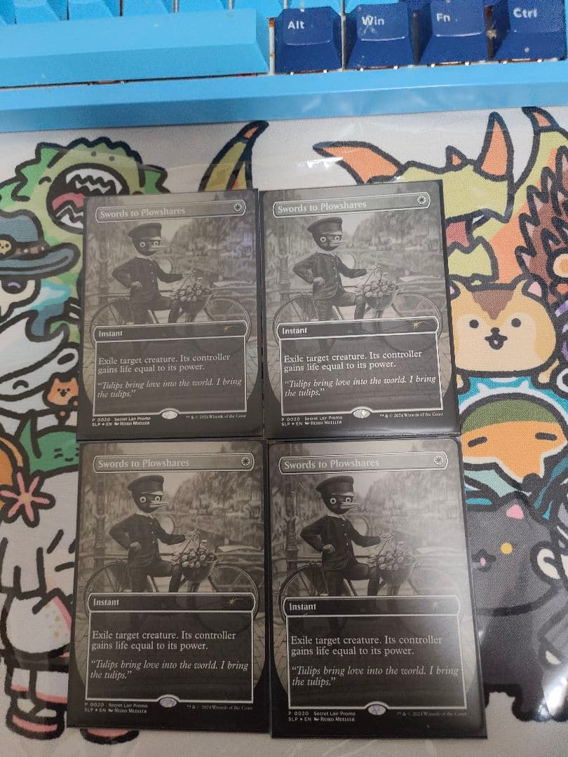 MTG 剣を鍬に MagicCon限定 Foil 英語版 4枚セット