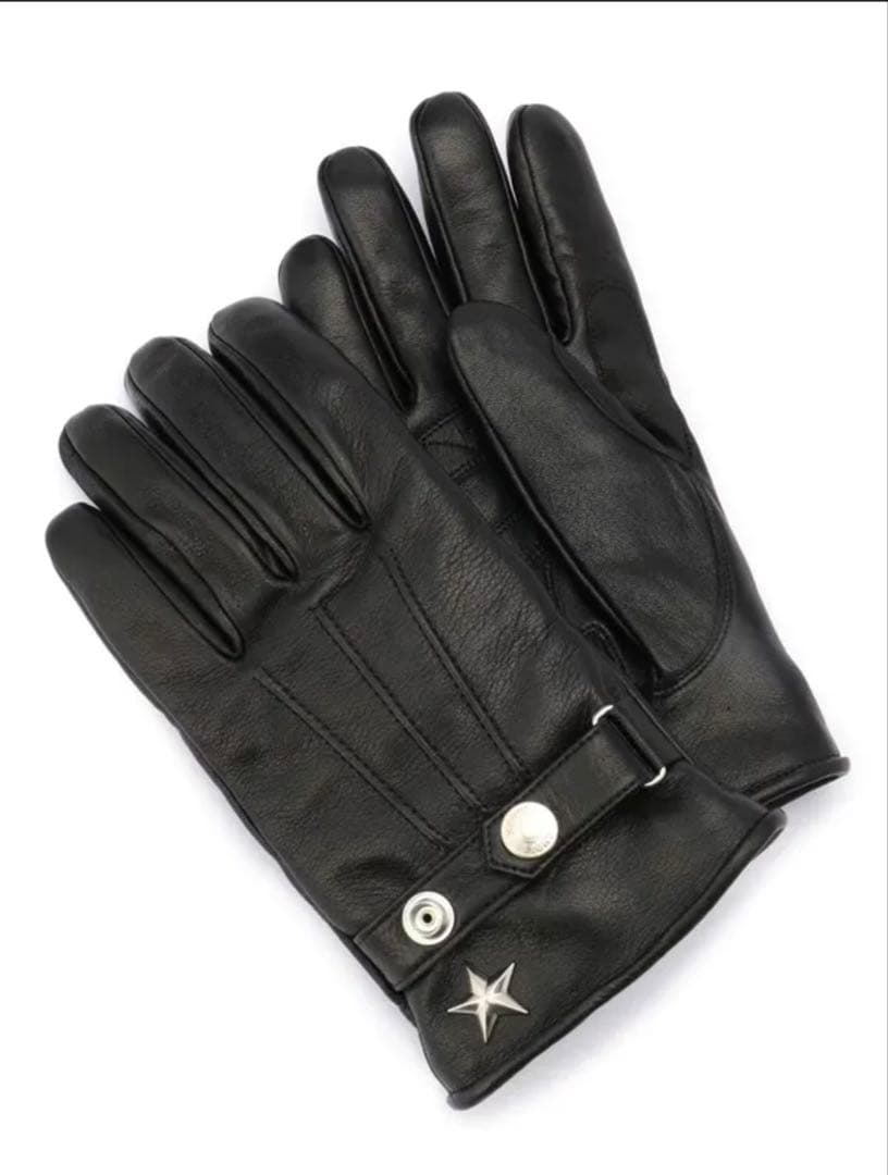 美品　SCHOTT ショット ワンスター レザーグローブ 手袋 L 牛革 黒