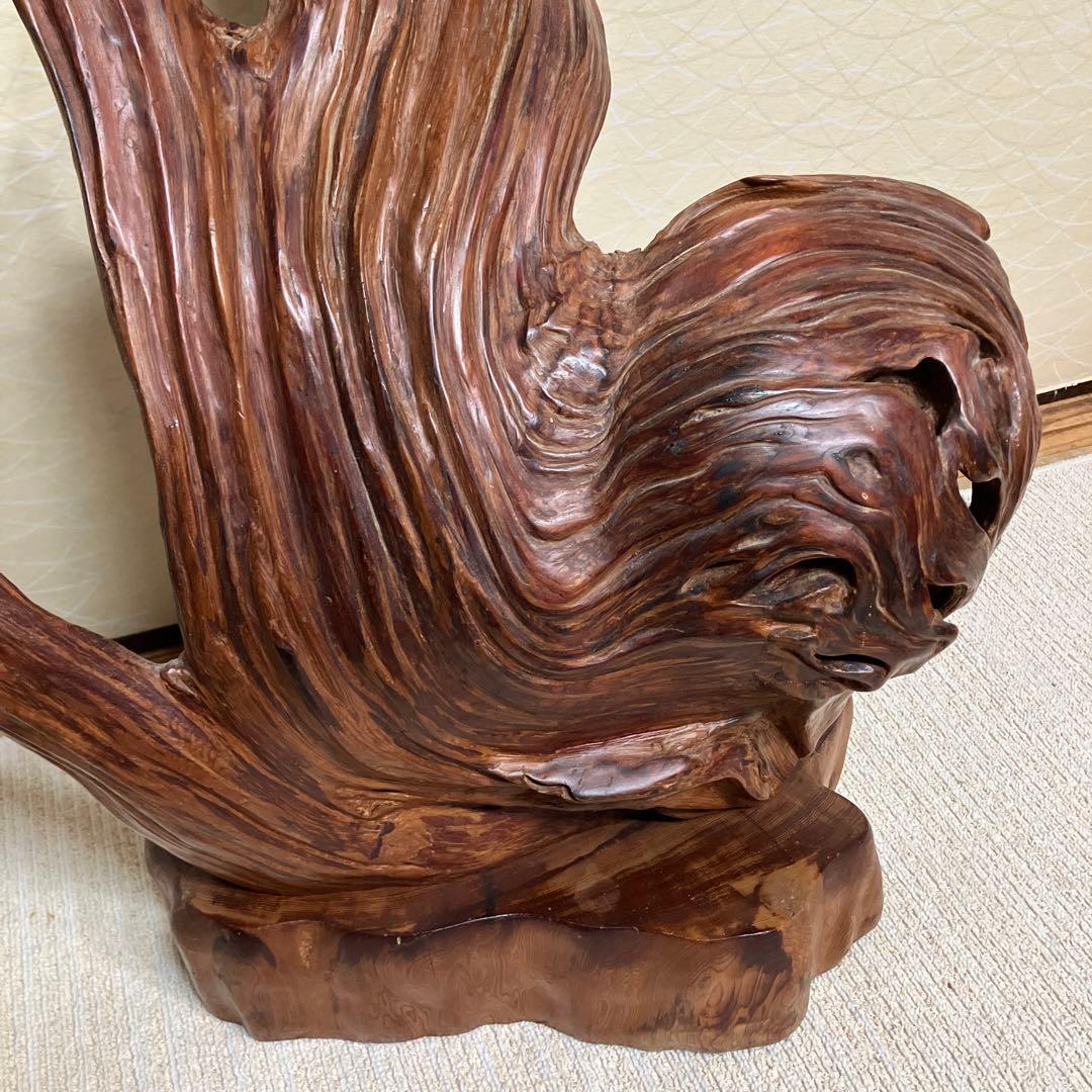 世界遺産　屋久島　屋久杉　有名アーティスト作　オブジェ