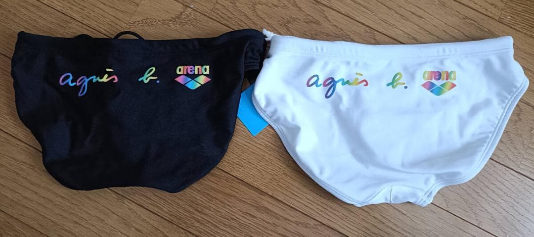 agnes b. x arena トレーニング リミック スイムウェア2枚セット