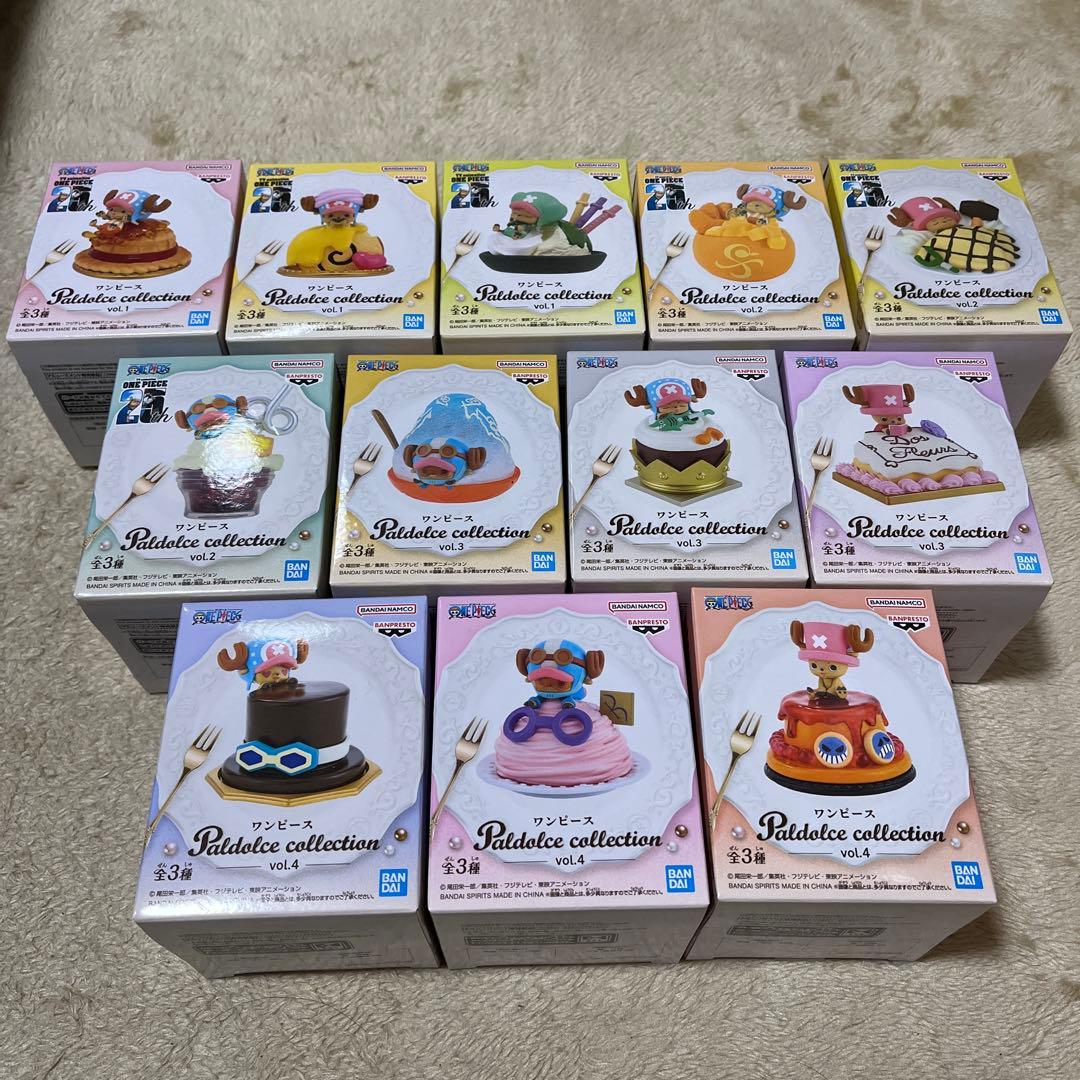 ワンピースPaldolce collection 1-4 全12種フルコンプ新品