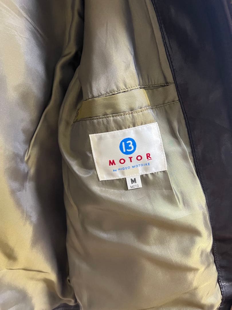 MOTOR　モト　ホースレザー　本革　ライダースジャケット　スポーツジャケット