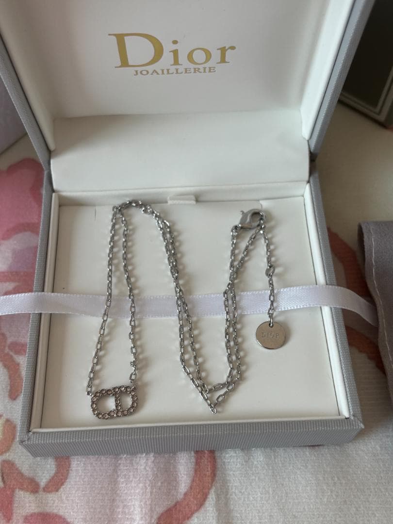 シルバー CLAIR D LUNE クリスタル ネックレス