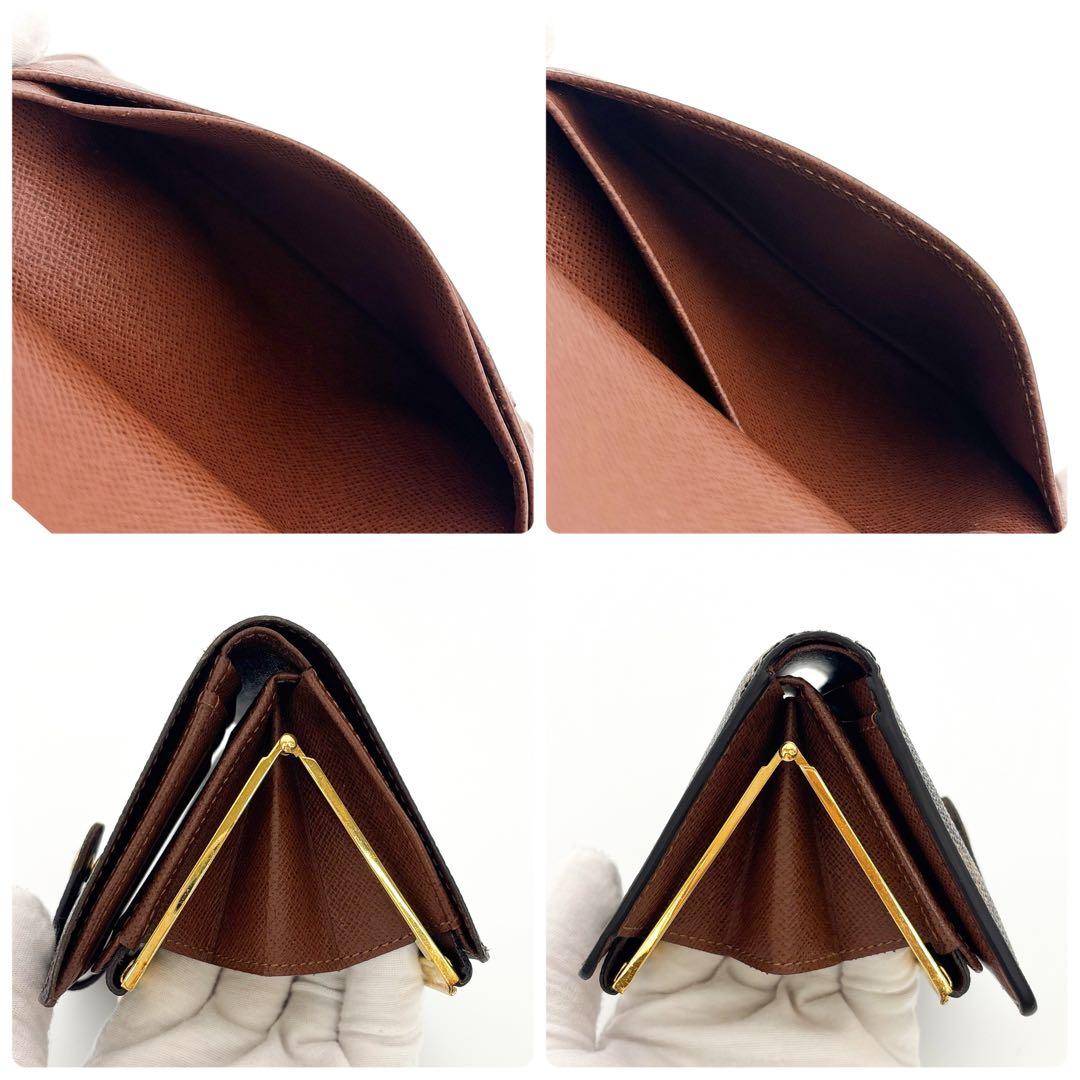 新型★イニシャルなし★ルイヴィトン ヴィエノワ モノグラム 二つ折り財布