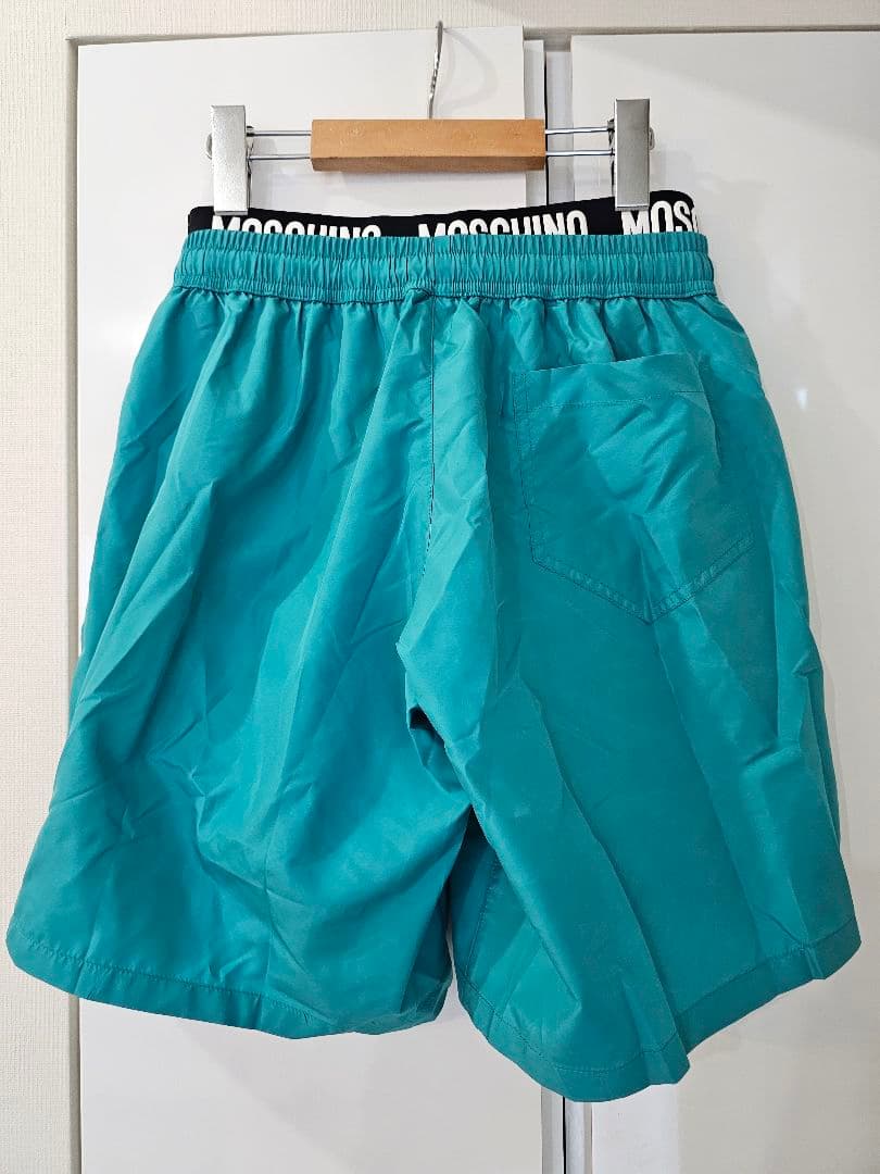 【新品未使用】MOSCHINO モスキーノ 水着 XS メンズ スイムパンツ